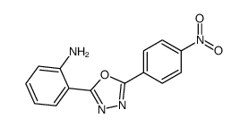 2-[5-(4-nitrophenyl)-1,3,4-oxadiazol-2-yl]aniline Structure