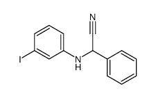 (3-Iodo-phenylamino)-phenyl-acetonitrile Structure