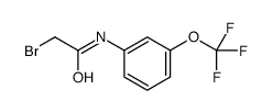 2-bromo-N-[3-(trifluoromethoxy)phenyl]acetamide结构式