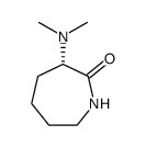 L(-)-alpha-dimethylamino-epsilon-capro-lactam Structure