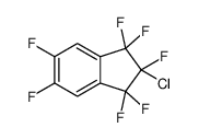 2-chloro-1,1,2,3,3,5,6-heptafluoroindene结构式