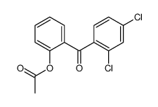 2-ACETOXY-2',4'-DICHLOROBENZOPHENONE structure