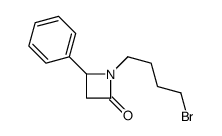 1-(4-bromobutyl)-4-phenylazetidin-2-one结构式