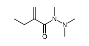N,N',N'-trimethylhydrazide of 2-ethylpropenoic acid Structure