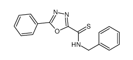N-benzyl-5-phenyl-1,3,4-oxadiazole-2-carbothioamide Structure