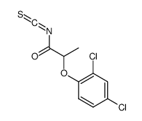 2-(2,4-dichlorophenoxy)propanoyl isothiocyanate Structure