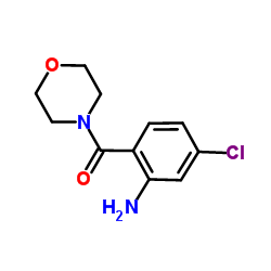 5-chloro-2-(morpholin-4-ylcarbonyl)aniline结构式