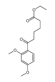 Ethyl 6-(2,4-dimethoxyphenyl)-6-oxohexanoate Structure