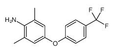 2,6-dimethyl-4-[4-(trifluoromethyl)phenoxy]aniline Structure