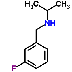 N-(3-Fluorobenzyl)-2-propanamine结构式