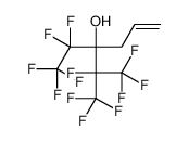 1,1,1,2,2-Pentafluoro-3-(1,1,1,2,3,3,3-heptafluoro-2-propanyl)-5- hexen-3-ol结构式