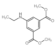 dimethyl 5-ethylaminobenzene-1,3-dicarboxylate Structure