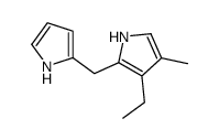 3-ethyl-4-methyl-2-(1H-pyrrol-2-ylmethyl)-1H-pyrrole结构式