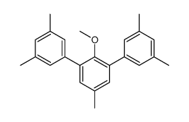 1,3-bis(3,5-dimethylphenyl)-2-methoxy-5-methylbenzene结构式