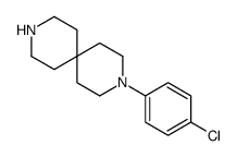 3-(4-chlorophenyl)-3,9-diazaspiro[5.5]undecane Structure