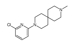 3-(6-氯-吡啶-2-基)-9-甲基-3,9-二氮杂螺[5.5]十一烷结构式