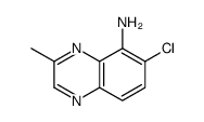 6-chloro-3-methylquinoxalin-5-amine结构式