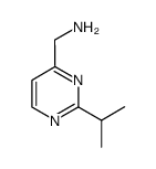 C-(2-Isopropyl-pyrimidin-4-yl)-methylamine结构式