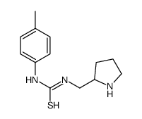 1-(4-methylphenyl)-3-[[(2S)-pyrrolidin-2-yl]methyl]thiourea Structure