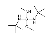 N-[(tert-butylamino)-methoxy-(methylamino)silyl]-2-methylpropan-2-amine结构式