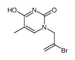 1-(2-bromoprop-2-enyl)-5-methylpyrimidine-2,4-dione Structure