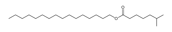 hexadecyl 6-methylheptanoate Structure