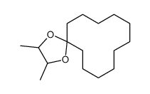 2,3-dimethyl-1,4-dioxaspiro[4.11]hexadecane结构式