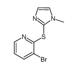 3-Bromo-2-(1-methyl-1H-imidazol-2-ylsulfanyl)-pyridine picture