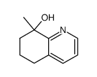 5,6,7,8-Tetrahydro-8-hydroxy-8-methylchinolin Structure