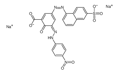 3-[(4-nitrophenyl)azo]-5-[(6-sulpho-1-naphthyl)azo]salicylic acid, sodium salt picture