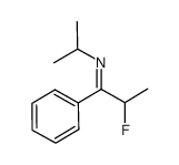 N-(2-fluoro-1-phenylpropylidene)isopropylamine结构式