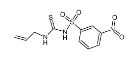 N-allyl-N'-(3-nitro-benzenesulfonyl)-thiourea Structure