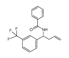 N-{(R)-1-[4-(trifluoromethyl)phenyl]but-3-enyl}benzamide Structure
