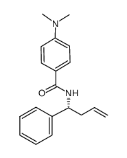 4-(dimethylamino)-N-((R)-1-phenylbut-3-enyl)benzamide结构式