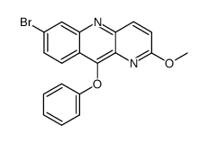 7-bromo-2-methoxy-10-phenoxy-benzo[b][1,5]naphthyridine结构式