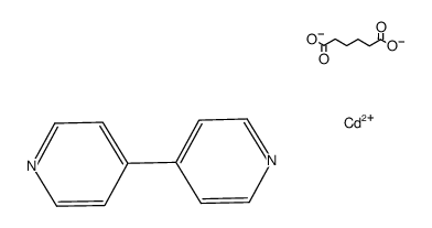[Cd(adipate)(4,4'-bipyridine)]n结构式