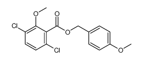 dicamba 4-methoxybenzyl ester结构式