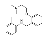N-[[2-[2-(dimethylamino)ethoxy]phenyl]methyl]-2-methylaniline结构式