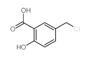 5-(chloromethyl)-2-hydroxybenzoic acid结构式