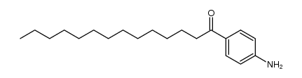 1-(4-amino-phenyl)-tetradecan-1-one结构式