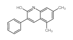 5,7-dimethyl-3-phenyl-1H-quinolin-2-one结构式