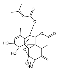 13,18-dehydro-6alpha-senecioyloxychaparrin结构式