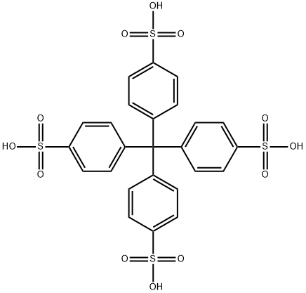 4,4',4'',4'''-methanetetrayltetrabenzenesulfonic acid Structure