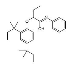 2-[2,4-bis(2-methylbutan-2-yl)phenoxy]-N-phenylbutanamide结构式