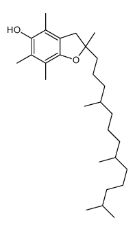 2,4,6,7-tetramethyl-2-(4',8',12'-trimethyltridecyl)-5-hydroxy-3,4-dihydrobenzofuran结构式