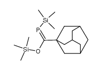 (E)-(Adamant-1-yl-trimethylsiloxy)-methylidene-trimethylsilylphosphine Structure