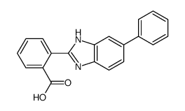 2-(6-phenyl-1H-benzimidazol-2-yl)benzoic acid结构式