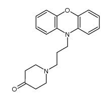 1-(3-phenoxazin-10-yl-propyl)-piperidin-4-one Structure