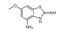 6-Methoxy-1,3-benzothiazole-2,4-diamine Structure