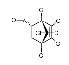 rac-((1R,2S,4S)-1,4,5,6,7,7-hexachlorobicyclo[2.2.1]hept-5-en-2-yl)methanol结构式